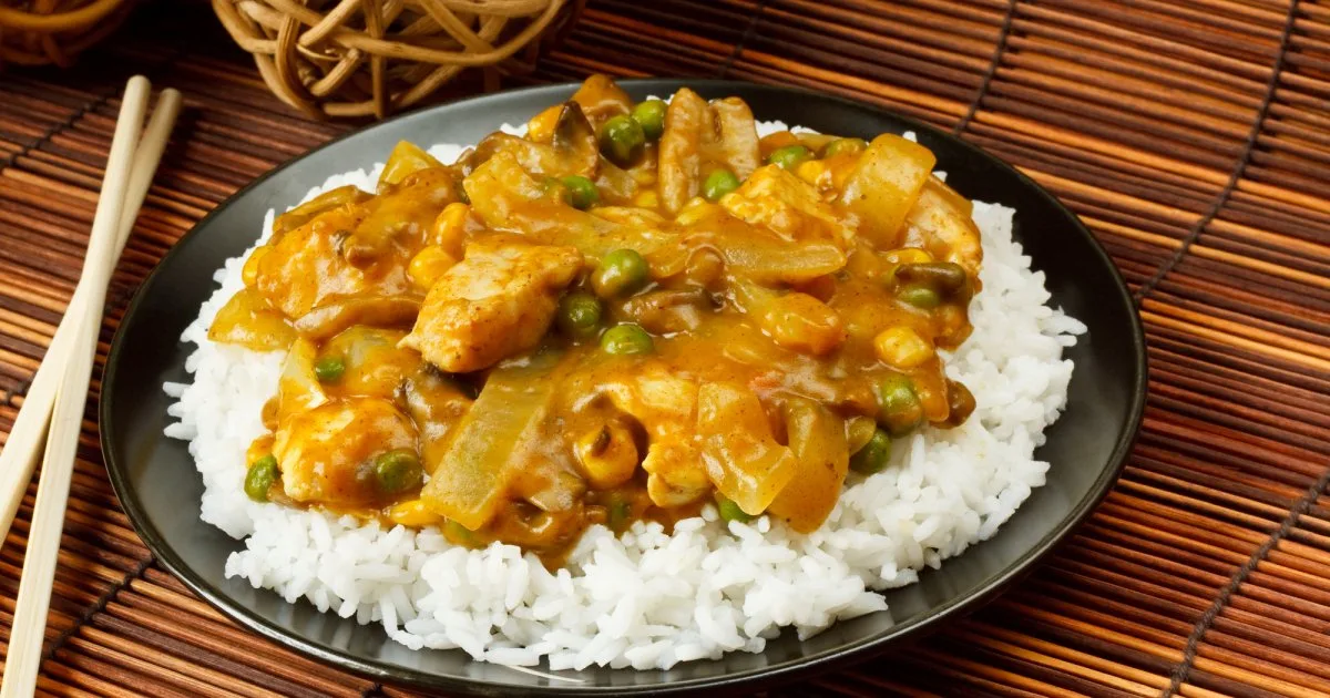 Курка карі з рисом