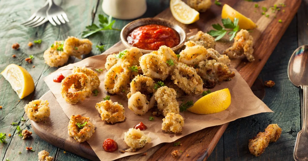 Кальмари по-римськи — хрумка закуска