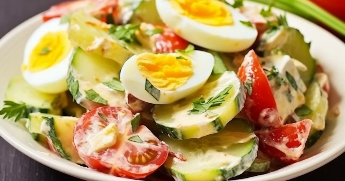 Салат зі смаженими кабачками