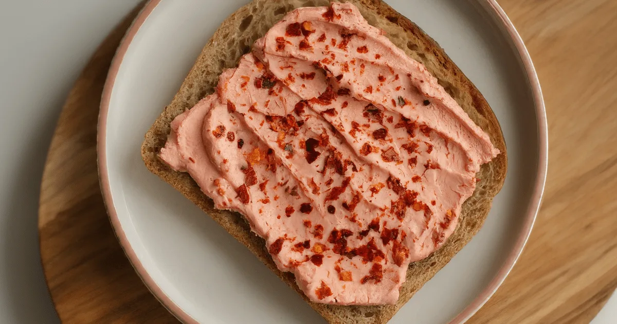 Лютий сир — оригінальна намазка на хліб з часником і паприкою