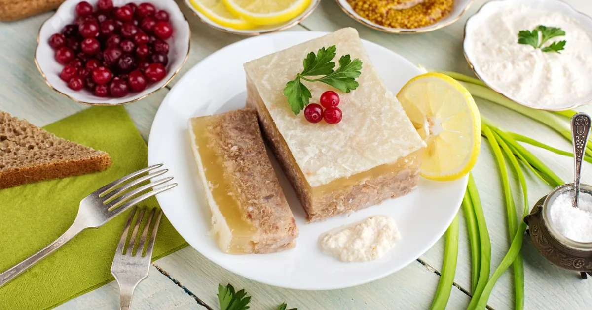 Холодець з рульки — рецепт без желатину