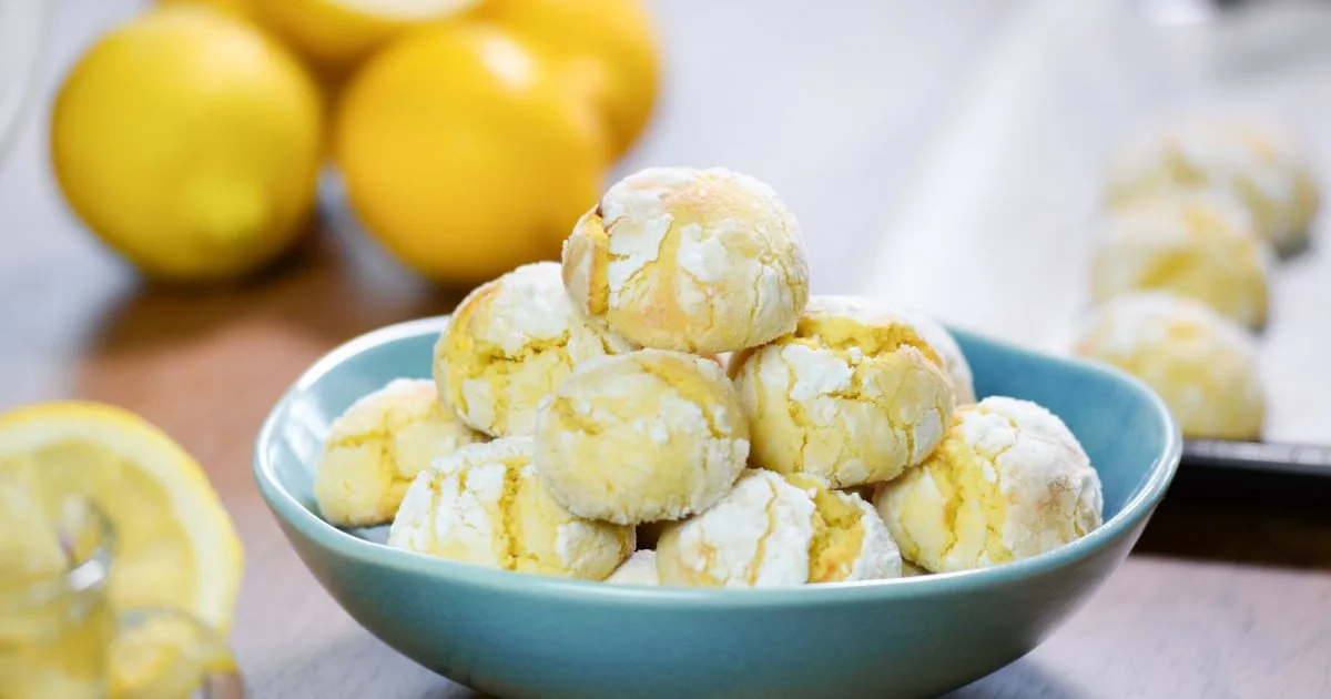 Рецепт весняного печива Lemon Crinkle, що освіжає