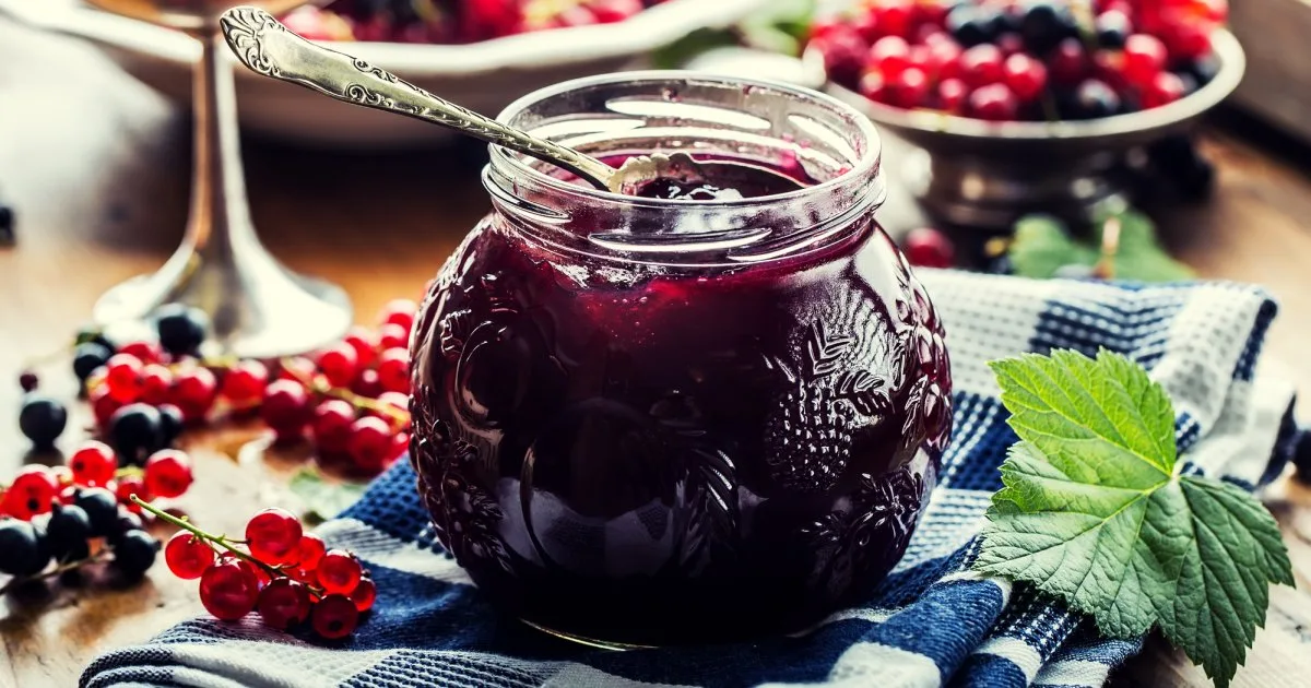 Варення зі смородиною і малиною