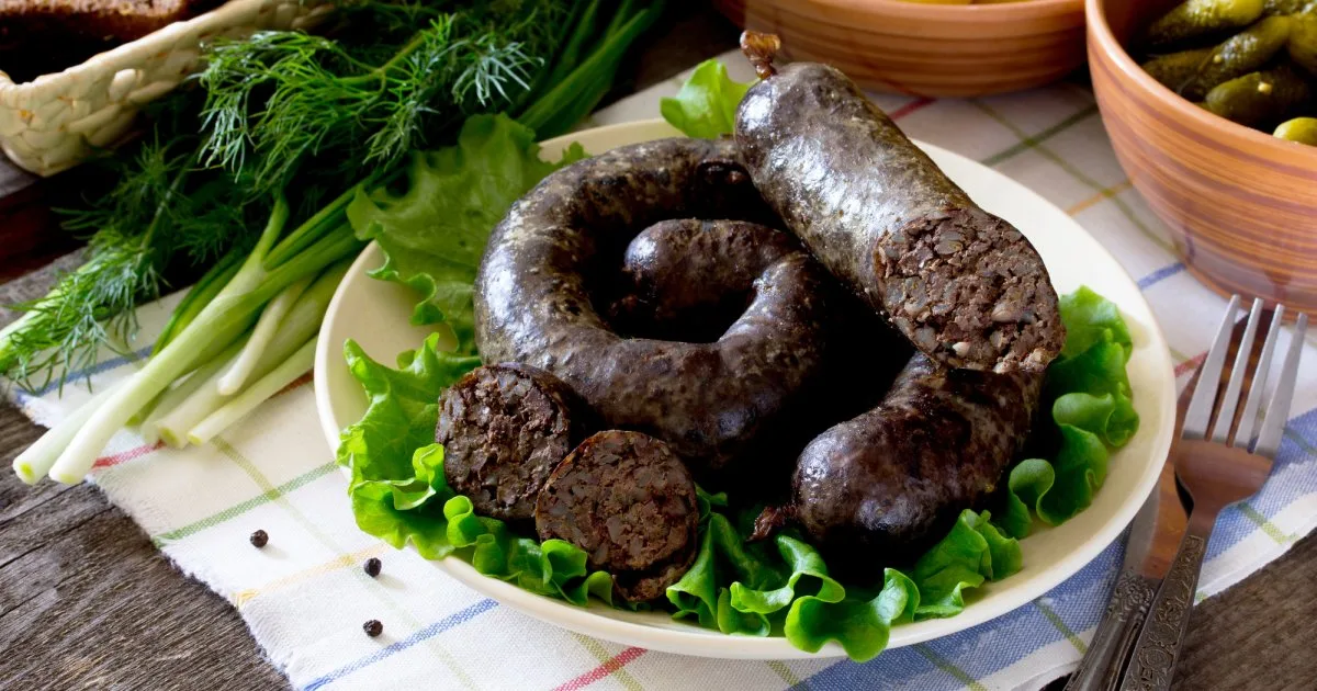 Печінкова ковбаса з гречкою