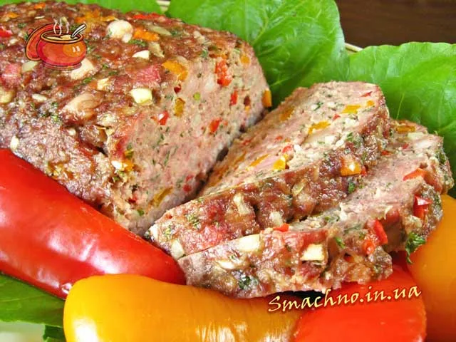 Meat Loaf with Bell Pepper