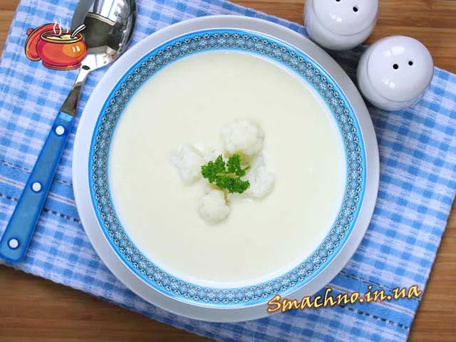 Суп-пюре з цвітної капусти «Veloute Dubarry»