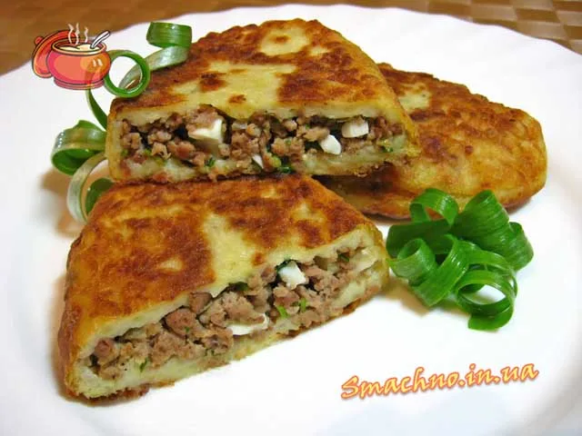 Картопляні зрази з м'ясом