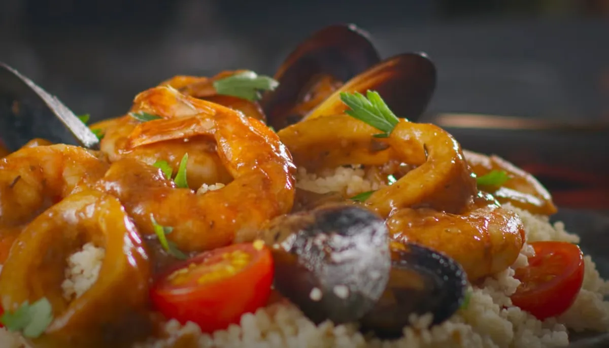 Кускус з морепродуктами