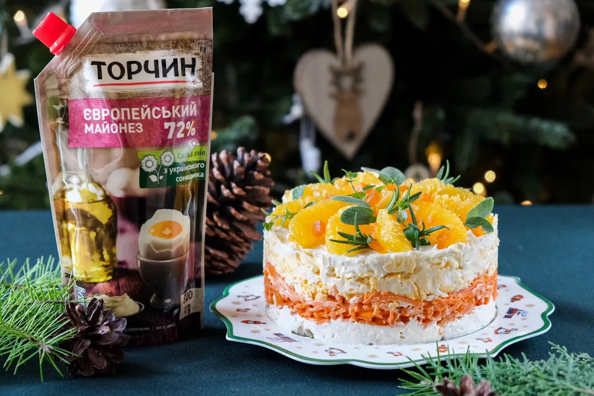 Салат з куркою та апельсином – яскравий святковий рецепт